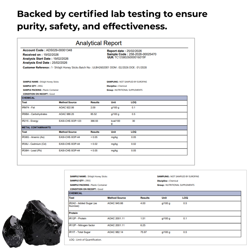 SHILAJIT HONEY STICKS PRO